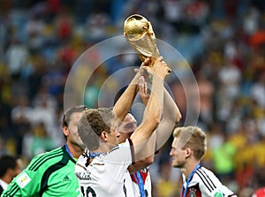 World Cup final game between Germany and Argentina at Maracana Stadium