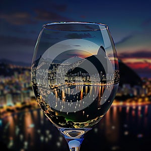 Rio de Janeiro City Diorama Part of our cities in a glass series