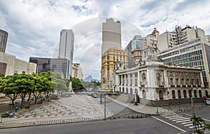 Rio de Janeiro City Hall at Floriano Square in Cinelandia - Rio de Janeiro, Brazil photo