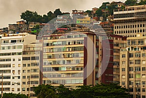 Rio de Janeiro, Copacabana beach, Brazil: Beautiful landscape with sea and beach views. The most famous beach in Rio de Janeiro