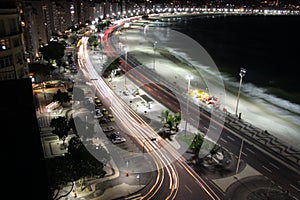 Rio de Janeiro Copacabana by night