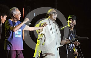 Stevie Wonder and Gilberto Gil