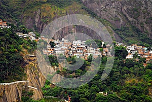 Rio de Janeiro favela (slum) photo