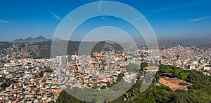 Rio de Janeiro Slums on the Hills