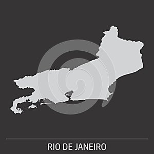 Rio de Janeiro State map icon