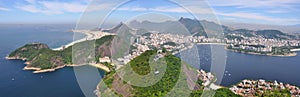 Rio de Janeiro, Sugar leaf view landscape panorama Brazil