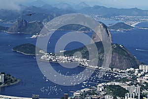 Rio de Janeiro and Sugarloaf panorama vew