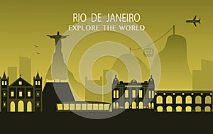 Rio de Janeiro travel background