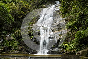 Rio De Janeiro Waterfall in Tijuca Forest