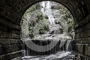 Rio De Janeiro Waterfall in Tijuca Forest