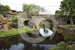 Rio de Onor Roman Bridge photo