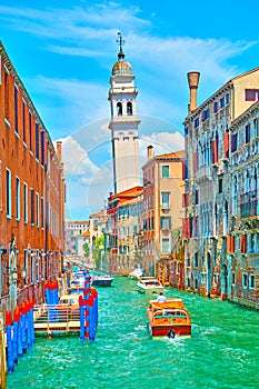 Rio de S. Lorenzo canal in Venice