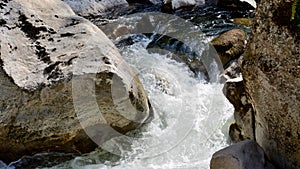 Rio Deva as it passes through the Hermida Gorge