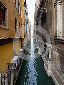 Rio di San Salvador canal, Venice, Italy