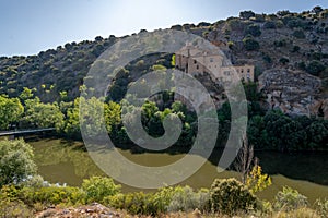 Rio Duero and Hermitage of San Saturio