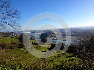 Rio Escudo and San Vicente de la Barquera, Cantabria, northern Spain.