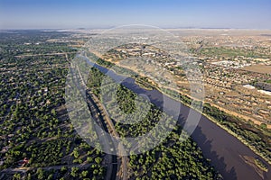 Rio Grande in Albuquerque, New Mexico