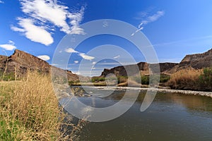 The Rio Grande along the Texas Mexico Border.