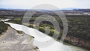 Rio Grande flows through Big Bend National Park.