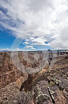 Rio Grande Gorge Bridge in Taos County, New Mexico