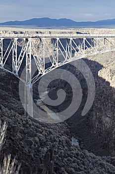 The Rio Grande gorge, New Mexico