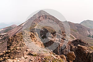 Rio Grande Pyramid. A mountain in the San Juan Range of the Colorado Rocky Mountains photo