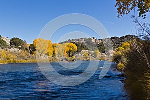 Rio Grande River in Autumn