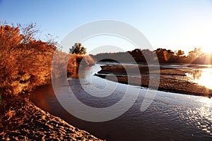 Rio Grande River in the Golden Hour