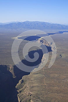 Rio Grande River Gorge Taos New Mexico photo