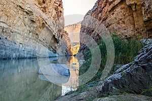 The Rio Grande and Santa Elena Canyon, Big Bend, Texas