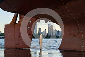 Rio Parana` Rosario de Santa fe Argentina photo