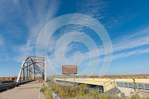 Rio Puerco Bridge bridge located on historic Route 66 built in 1933, now closed, New Mexico, USA photo