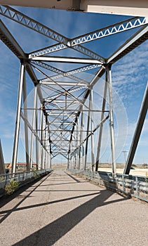 Rio Puerco Bridge bridge located on historic Route 66 built in 1933, now closed, New Mexico, USA photo