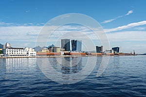 Rio Skyline and renewed Docks Area Zona Portuaria - Porto Maravilha - Rio de Janeiro, Brazil photo