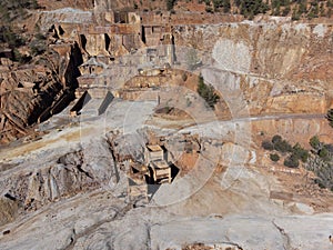 Rio Tinto, Andalusia, Spain, mining, minerals, red river