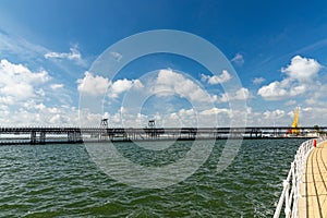 Rio Tinto Company Dock or in spanish Muelle de la CompaÃ±Ã­a de RÃ­o Tinto in Huelva in Andalusia photo