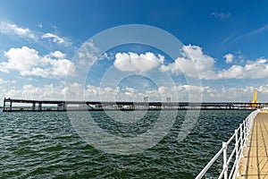 Rio Tinto Company Dock or in spanish Muelle de la CompaÃ±Ã­a de RÃ­o Tinto in Huelva in Andalusia photo