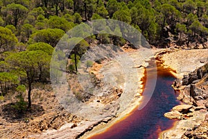 Rio Tinto in Huelva, Andalusia, southern Spain photo