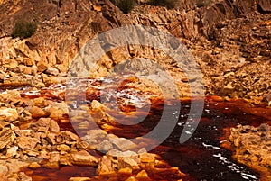 The Rio Tinto (red river) photo