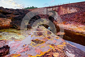 Rio Tinto river in Spain. photo