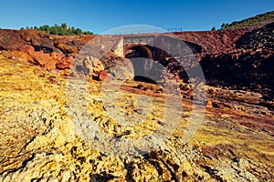 Rio Tinto river in Spain. photo