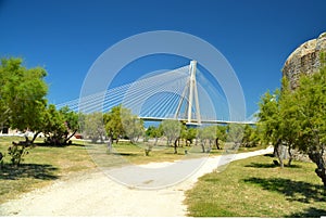 Rioa antirio bridge in patra greece