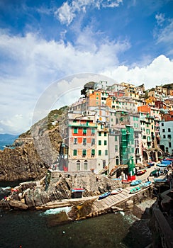 Riomaggiore of Cinque Terre,Italy