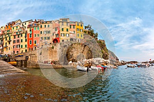 Riomaggiore , Cinque Terre, Liguria, Italy