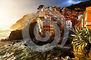 Riomaggiore village, Cinque Terre, Italy