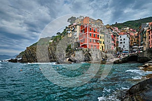 Riomaggiore village, Cinque Terre, Liguria, Italy