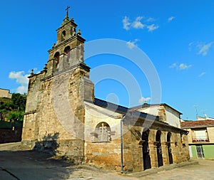 church (La Anunciacion) in Riomanzanas, Zamora, Spain photo