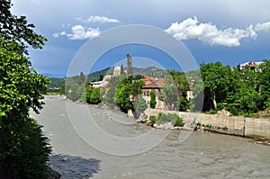 Rioni River in Kutaisi, Georgia