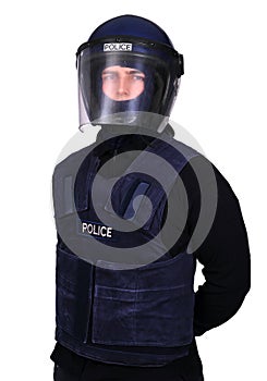 Riot police officer