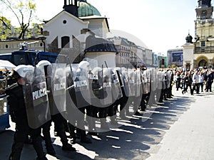 Riot Polish Police